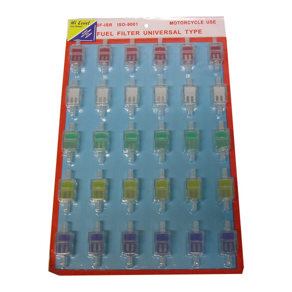 Hi Level Fuel filters 6mm hose (30 pack)